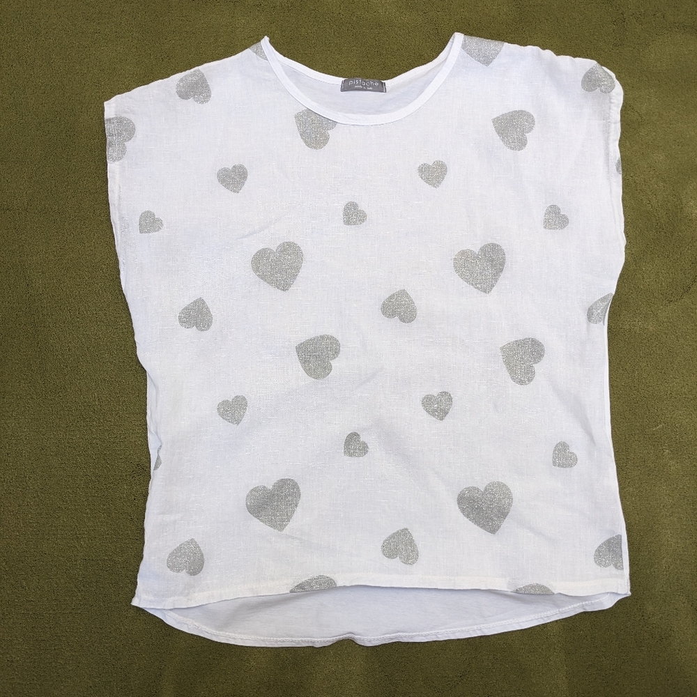 Pistache Linen Blend Top